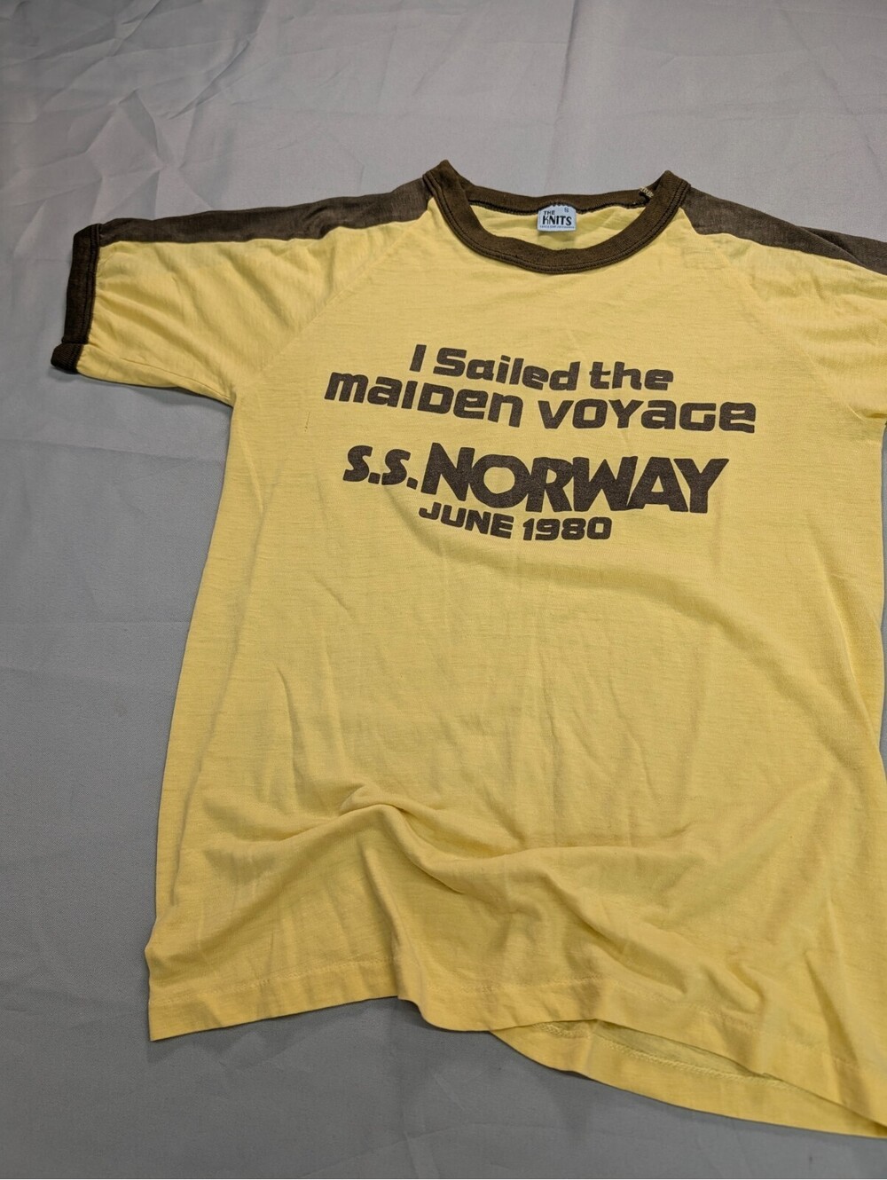 S.S. Norway Maiden Voyage 1980 Shirt The Knits Vintage S